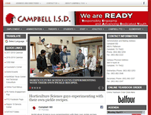 Tablet Screenshot of campbellisd.org